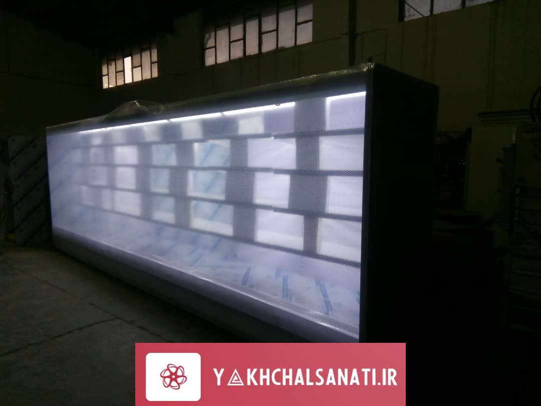 یخچال ایستاده بدون درب سایز بزرگ متراژ بالا