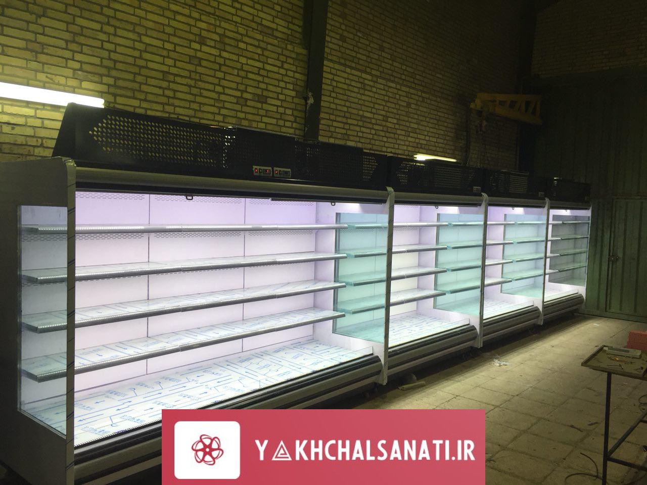 یخچال ایستاده بدون درب