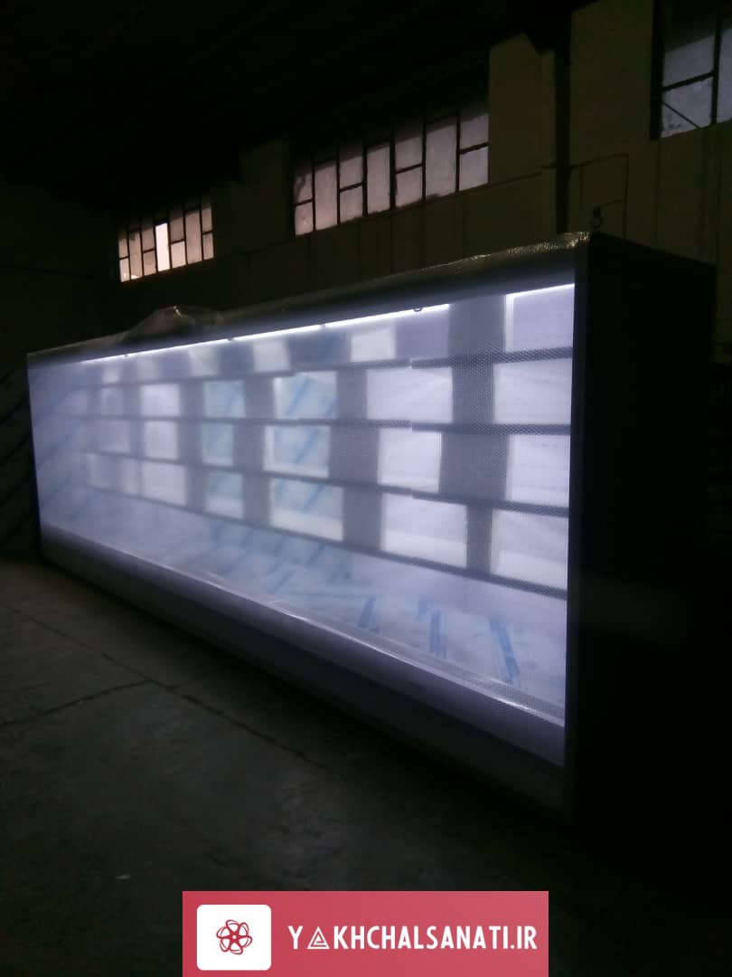 یخچال ایستاده بدون درب سایز بزرگ متراژ بالا