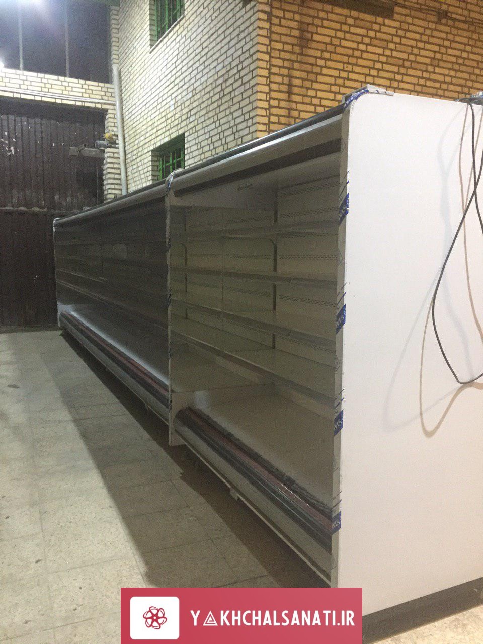 یخچال ایستاده بدون درب سایز بزرگ متراژ بالا