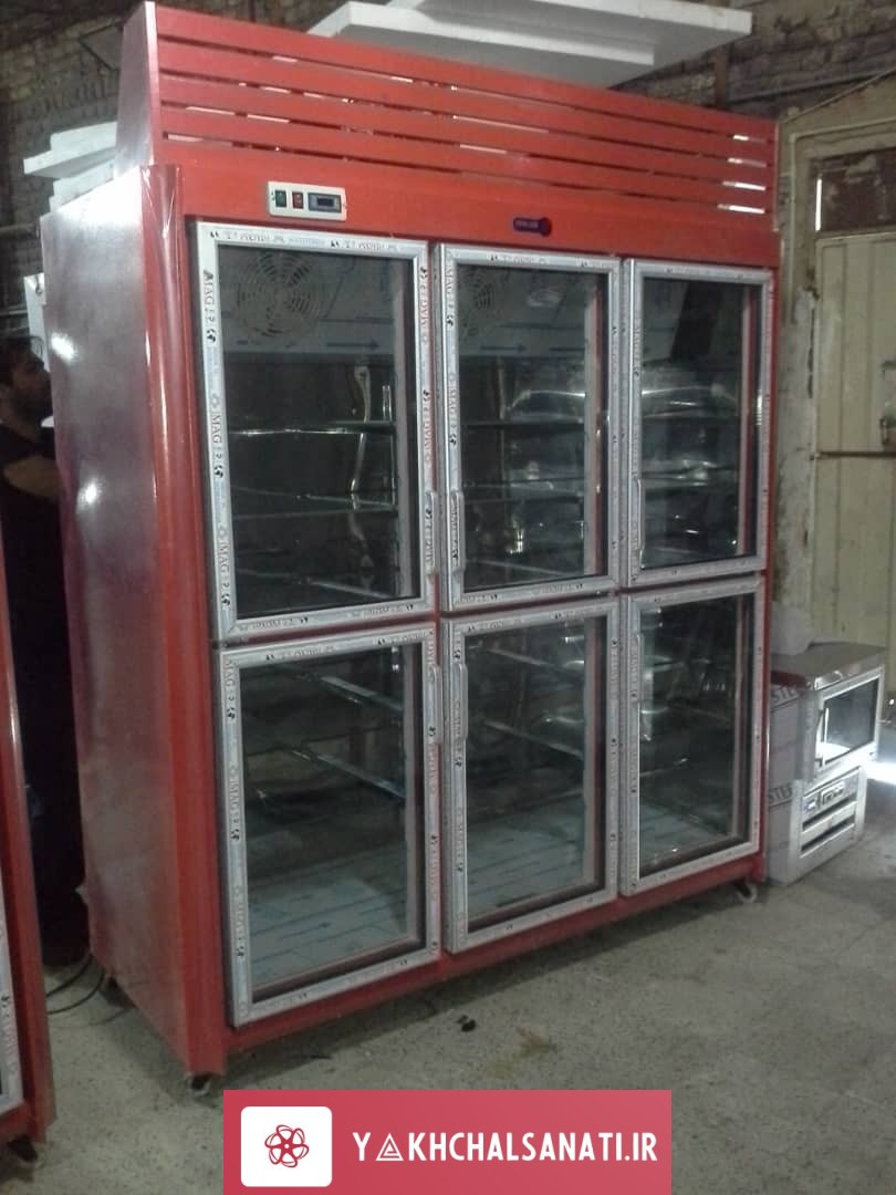 یخچال ایستاده سوپری 6 شش درب نوفراست رنگی