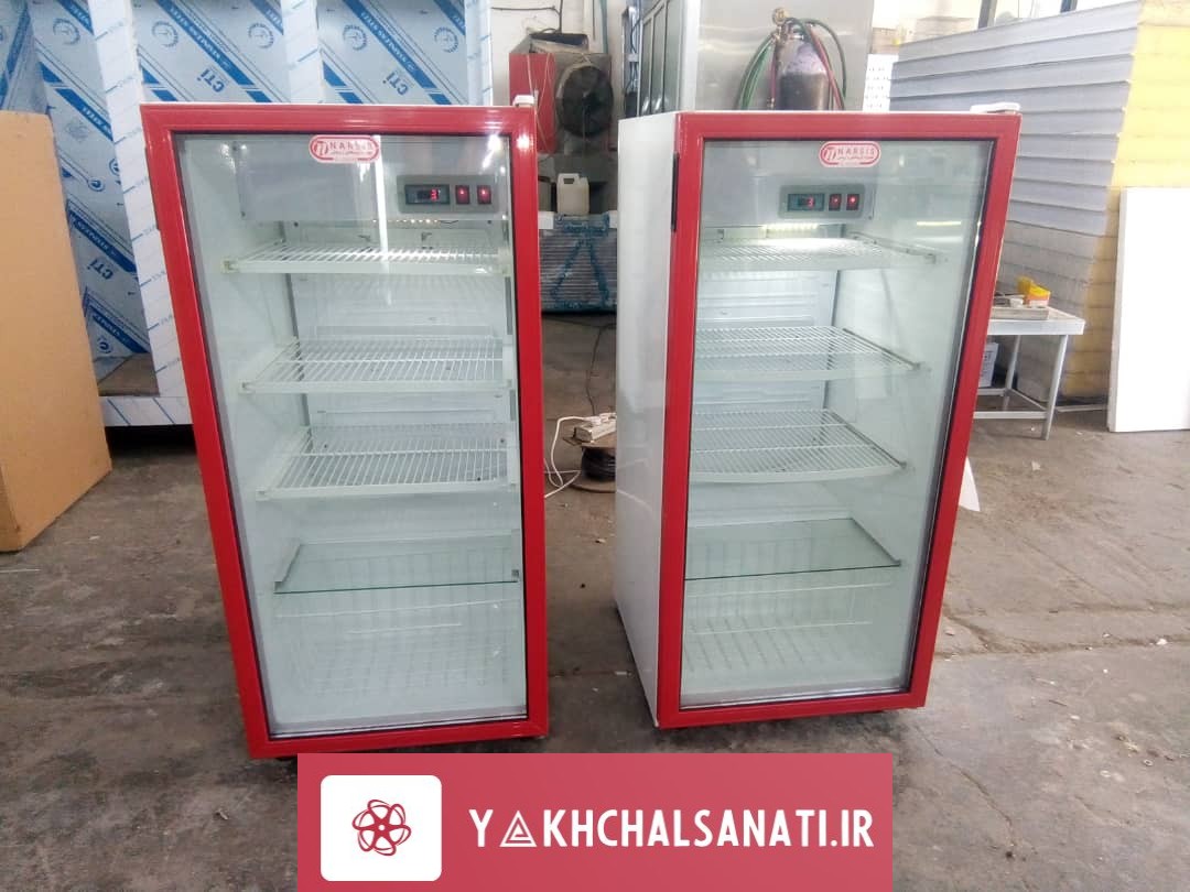 یخچال صنعتی ویترینی کوچک 9 نه فوت