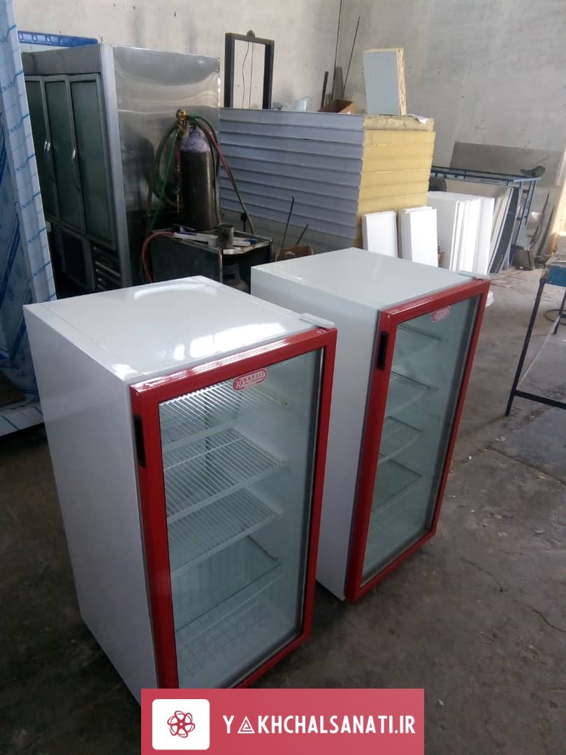 یخچال صنعتی ویترینی کوچک 9 نه فوت